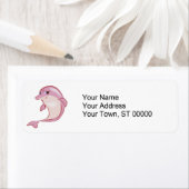 niedlicher Rosa-Delphin (Insitu)