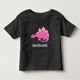 Niedlicher rosa Dinosaurier; Snackosaurus Kleinkind T-shirt