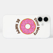 Niedlicher rosa Donut mit Sprinklen Case-Mate iPhone Hülle (Rückseite (Horizontal))