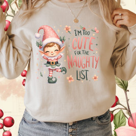 Niedlicher rosa Elf Ich bin zu Niedlich für die sc T-Shirt