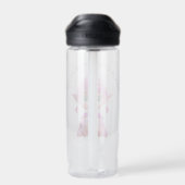 Niedlicher Rosa Elf mit Kaffee oder Kakaowein Trinkflasche (Rückseite)