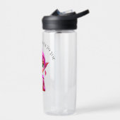 Niedlicher Rosa Elf mit Kaffee oder Kakaowein Trinkflasche (Links)