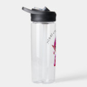 Niedlicher Rosa Elf mit Kaffee oder Kakaowein Trinkflasche (Rechts)