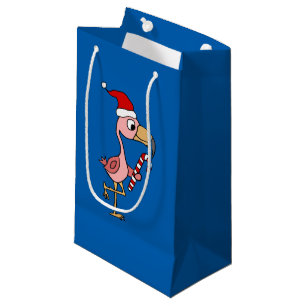 Niedlicher rosa Flamingo in der Kleine Geschenktüte