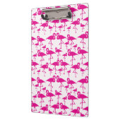 Niedlicher rosa Flamingo Klemmbrett (Links)
