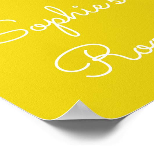 Niedlicher Rosa Flamingo-Vogel Poster (Ecke)