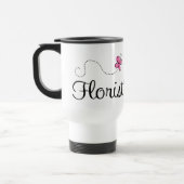 Niedlicher rosa Florist Reisebecher (Links)