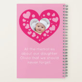 Niedlicher, rosa Foto Notizblock (Rückseite)