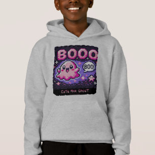 Niedlicher rosa Geist: Süß und Spooky (Junge gehau Hoodie