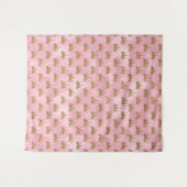 Niedlicher rosa Glitzer Wandteppich (Vorderseite (Horizontal))