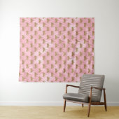 Niedlicher rosa Glitzer Wandteppich (Beispiel (Horizontal))