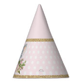 Niedlicher rosa Goldelefant-1. Partyhütchen (Rechts)