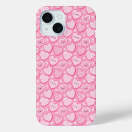 Niedlicher rosa Herz Girl iPhone / iPad Gehäuse Case-Mate iPhone Hülle