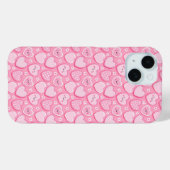 Niedlicher rosa Herz Girl iPhone / iPad Gehäuse Case-Mate iPhone Hülle (Rückseite (Horizontal))