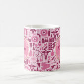Niedlicher rosa Krankenschwester-Doktor Medical Kaffeetasse (Mittel)