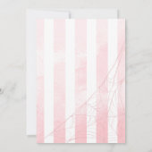 Niedlicher rosa Kürbis Aquarellkinder Halloween-Pa Einladung (Rückseite)