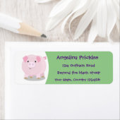 Niedlicher Rosa-Pot-Cartoon (Insitu)