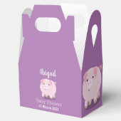 Niedlicher Rosa-Pot-Cartoon Geschenkschachtel (Geöffnet)