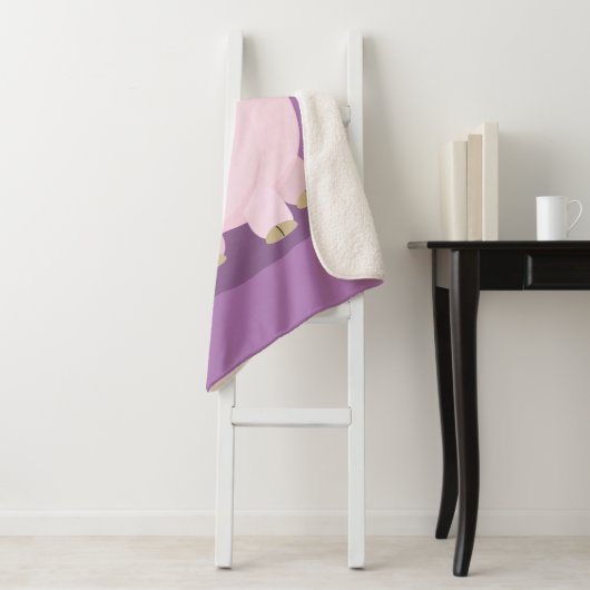 Niedlicher Rosa-Pot-Cartoon Sherpadecke (Beispiel)