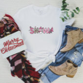 Niedlicher rosa Schnee - T - Shirt der Frauen