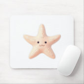 Niedlicher Rosa Seestern Mousepad (Mit Mouse)