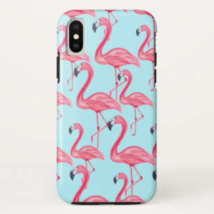 Niedlicher rosa Sommer gemaltes Flamingo-Muster Case-Mate iPhone Hülle