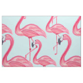 Niedlicher rosa Sommer gemaltes Flamingo-Muster Stoff (Fat Quarter (45,7 x 55,9 cm))