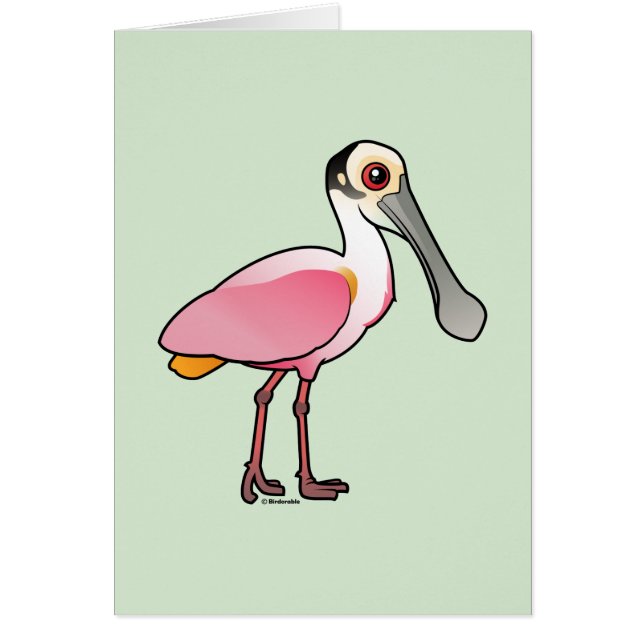 Niedlicher rosa Spoonbill (Vorne)