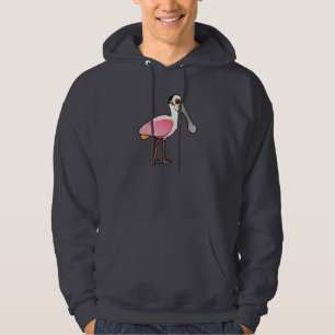 Niedlicher rosa Spoonbill Hoodie