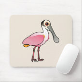 Niedlicher rosa Spoonbill Mousepad (Mit Mouse)