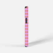 Niedlicher rosa Strip Handy-Fall iPhone Hülle (Rechte Seite)