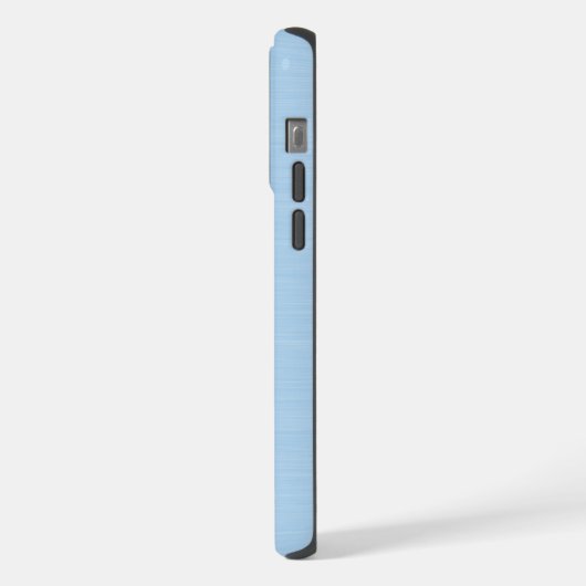 Niedlicher rosa und blauer Weihnachtsmann in Jeans iPhone Hülle (Linke Seite)