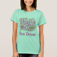 Niedlicher rosa Worlds Bester Bus-Treiber
