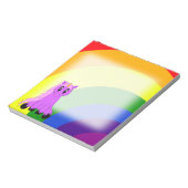 Niedlicher, rosafarbener Editor (rosa) Notizblock (Rotiert)