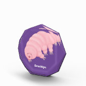 Niedlicher rosafarbener kardialer Cartoon Fotoblock (Rechts)