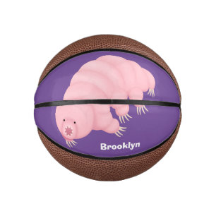 Niedlicher rosafarbener kardialer Cartoon Mini Basketball