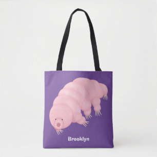 Niedlicher rosafarbener kardialer Cartoon Tasche