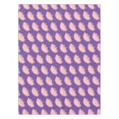 Niedlicher rosafarbener kardialer Cartoon Tischdecke (Vorderseite)