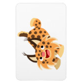 Niedlicher, rostfreier Cartoon Bobcat Flexible Mag Magnet (Vertikal)