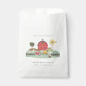 Niedlicher Rotbarnylard-Bauernhof jedes Alter Gebu Geschenktütchen (Vorderseite)