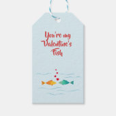 Niedlicher Rotbarsch-Valentinstag Geschenkanhänger (Vorderseite)