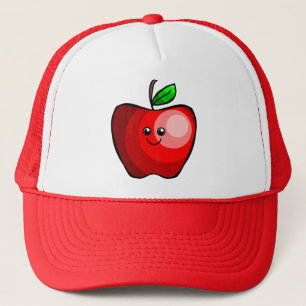 Niedlicher roter Apple Truckerkappe