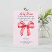 Niedlicher Roter Bogen Save The Date (Stehend Vorderseite)