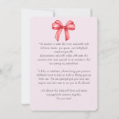 Niedlicher Roter Bogen Save The Date (Rückseite)