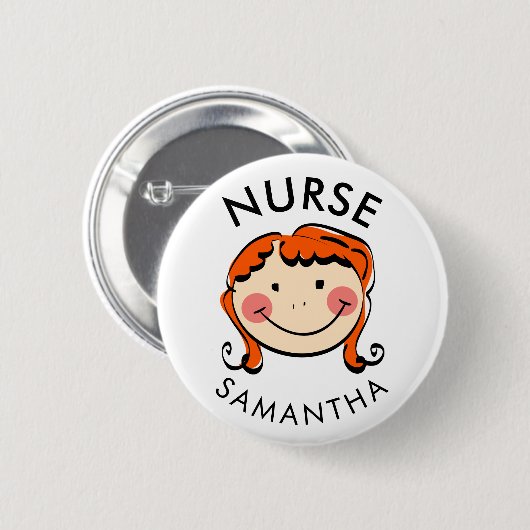 Niedlicher roter button (Vorne & Hinten)