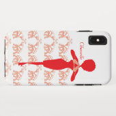 Niedlicher roter Elefant Case-Mate iPhone Hülle (Rückseite (Horizontal))