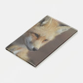 Niedlicher roter Fox Post-it Klebezettel (angewinkelt)