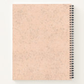 Niedlicher, roter Golden Retriever Hund mit benutz Notizblock (Rückseite)