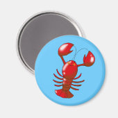 Niedlicher roter Hummer Magnet (Vorderseite/Rückseite)