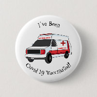 Niedlicher roter Krankenwagen Cartoon
